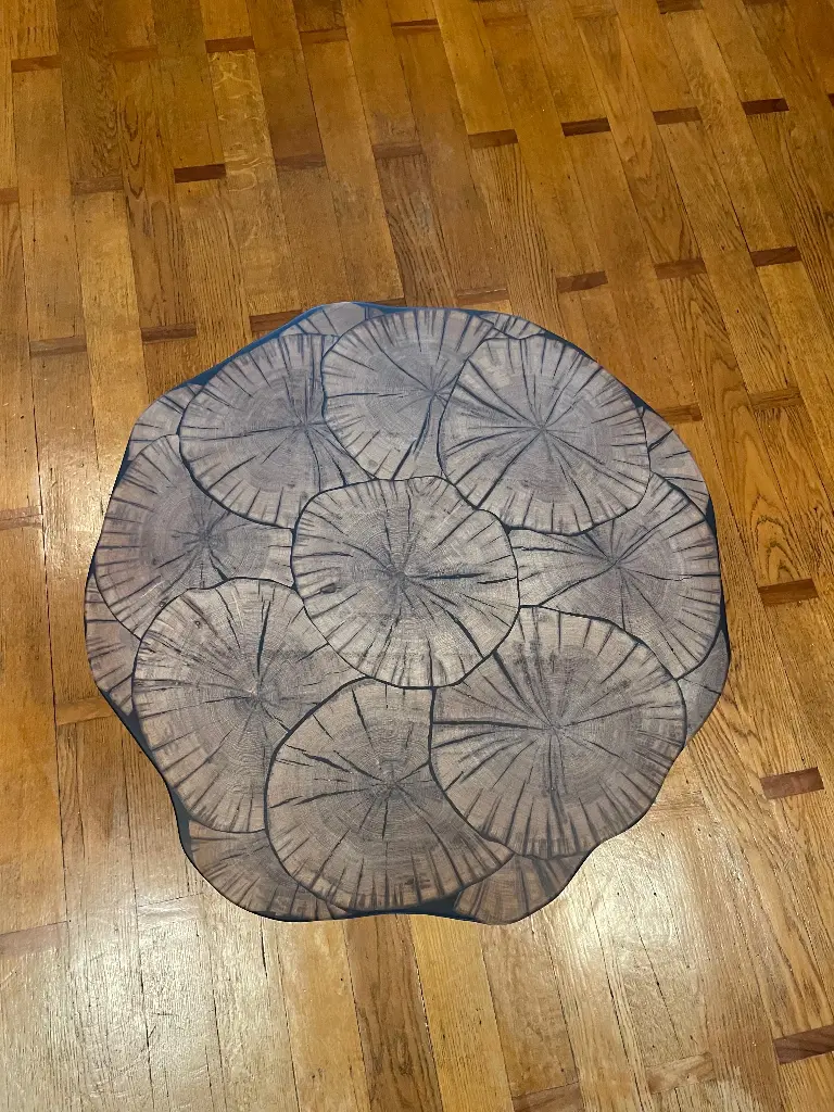 Bijzettafel eik