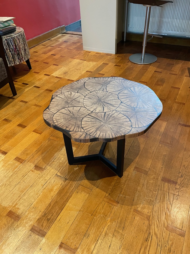 Bijzettafel eik